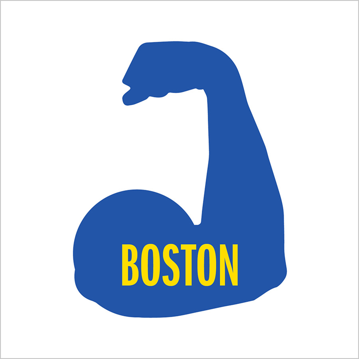 Boston Strong Muscle Graphic