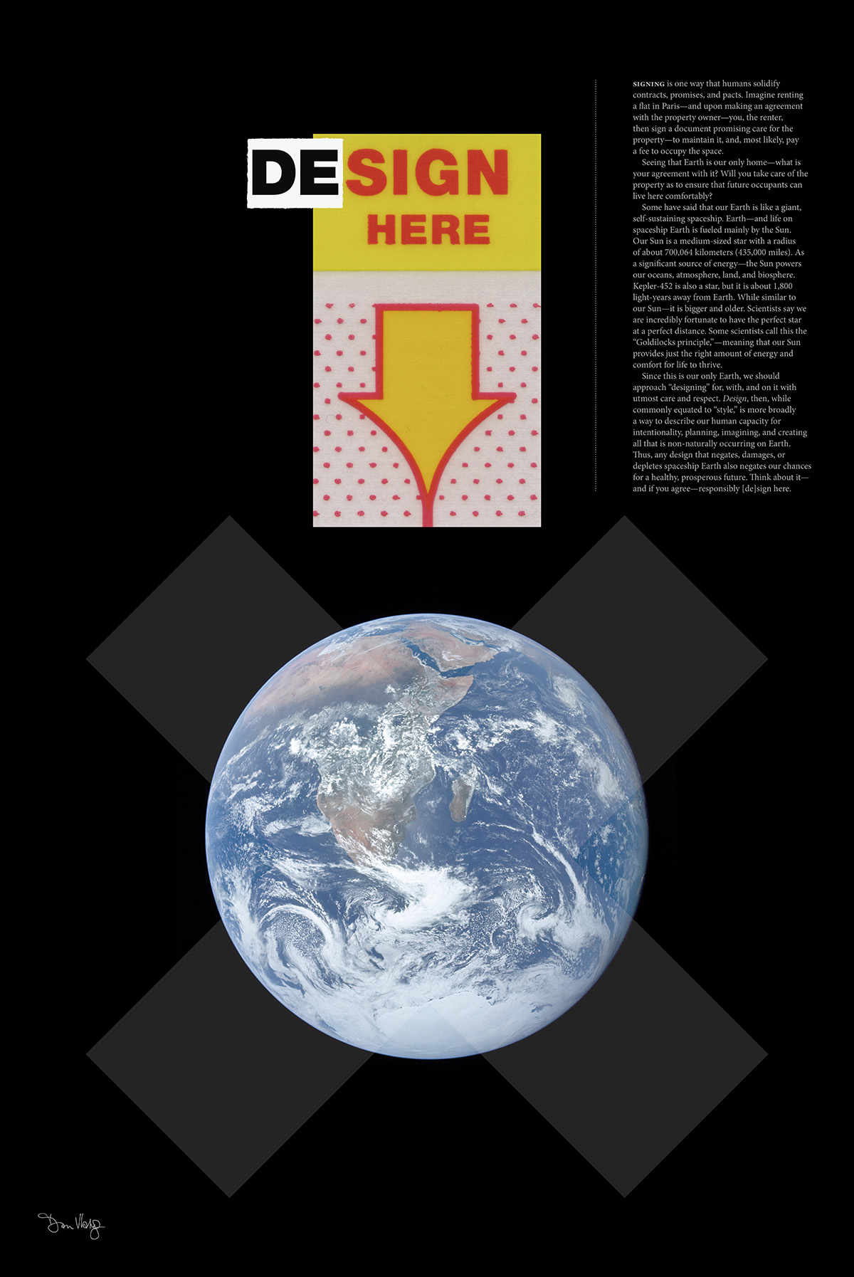 [De]Sign Here (On Earth) Poster